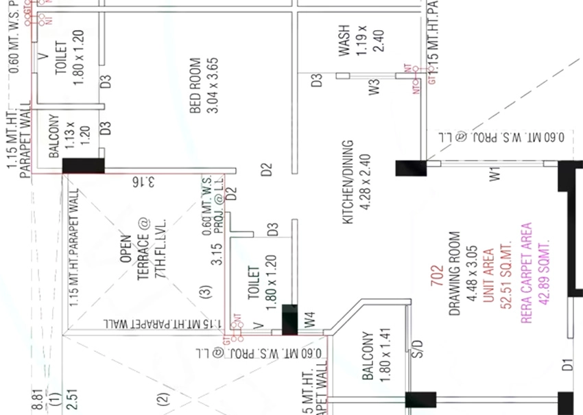1 BHK Flat in Shree Aditi Sapphire in Jagatpur, Ahmedabad - Image 913558