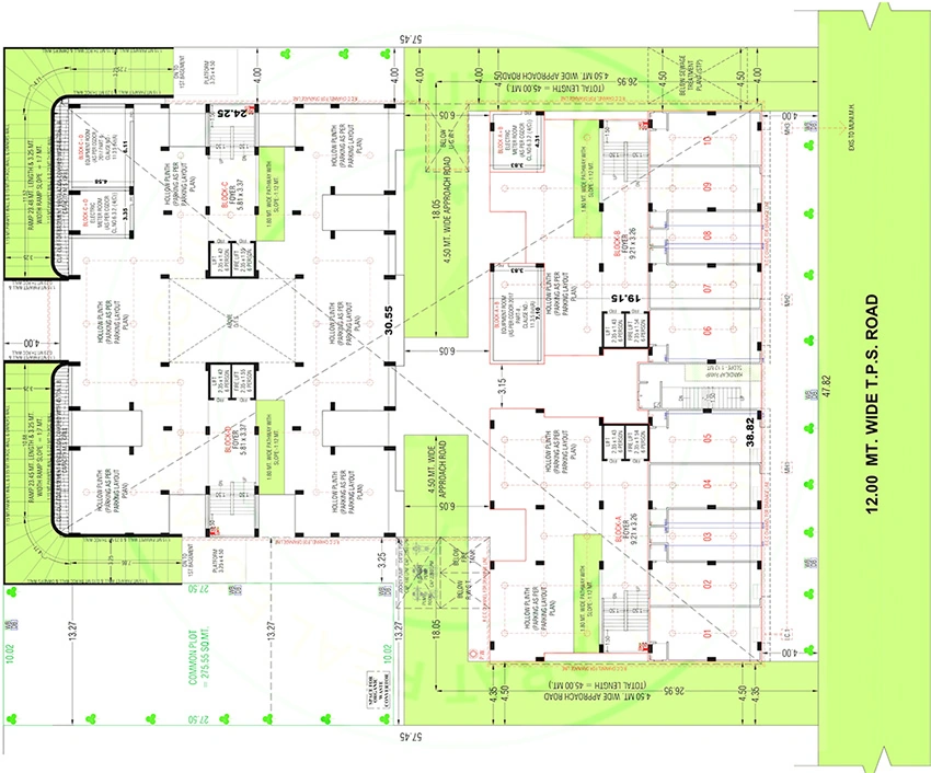 Master Plan of Commercial Shree Aditi Sapphire in Jagatpur, Ahmedabad - Image 392965