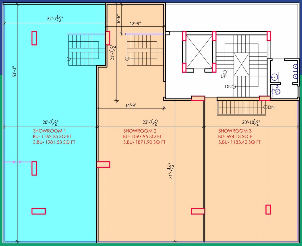 Floor Plan of Ramjiwal Pride in Adarsh Nagar, Jaipur - Image 392989