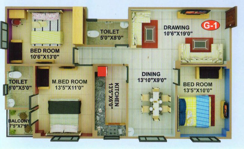 3 BHK Flat in Rudra Dulari Complex in Bhagwat Nagar, Patna - Image 913570