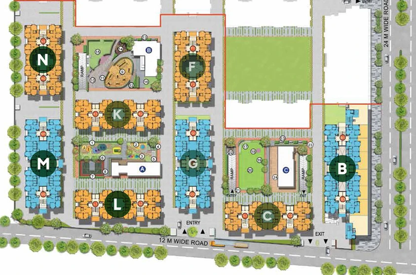 Master Plan of Godrej Celeste in Jagatpur, Ahmedabad - Image 26231