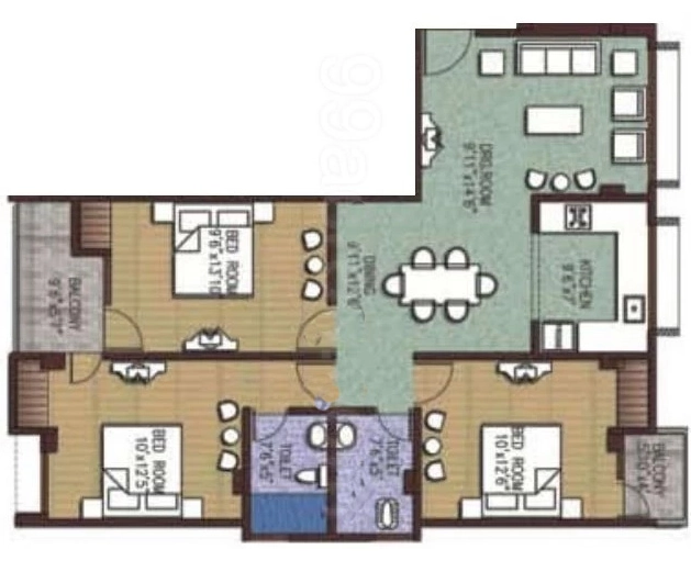 3 BHK Flat in Soho Villa in Ashiana Nagar, Patna - Image 913582