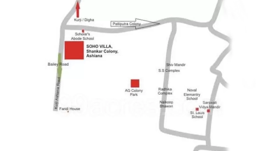 Location of Soho Villa - Image 393040