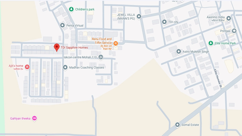 Location of TDI Sapphire Homes - Image 393023