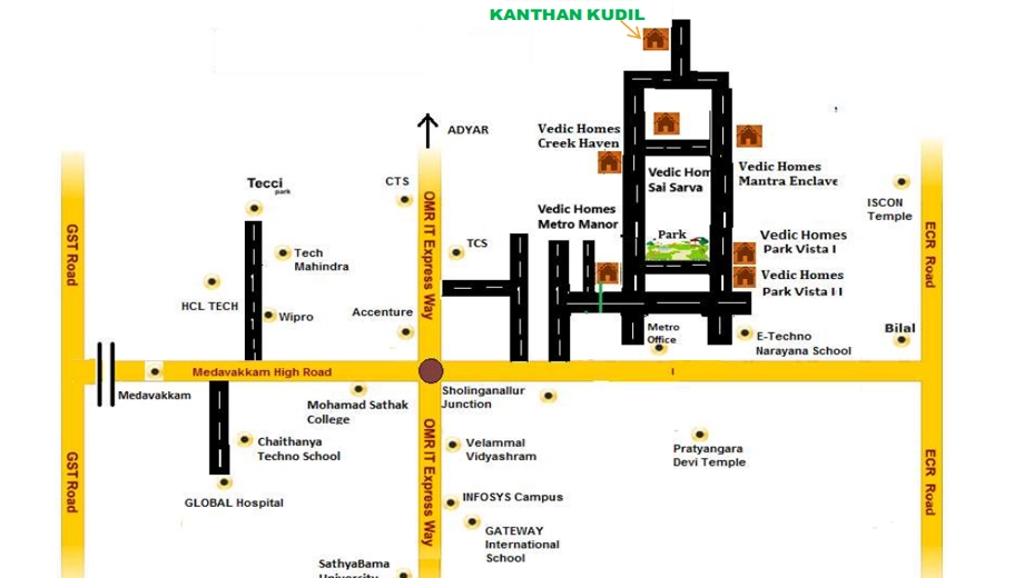 Location of Vedic Kandhan Kudil - Image 393147
