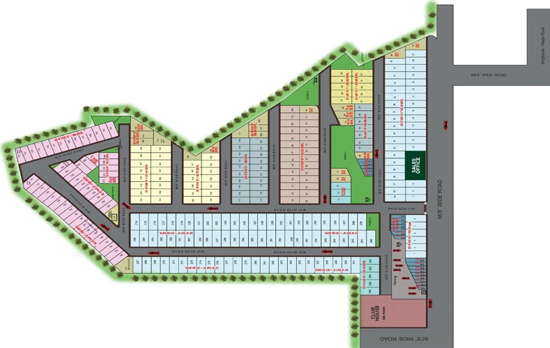 Master Plan of Alaknanda Eden Estate Land in Zirakpur, Chandigarh - Image 393162