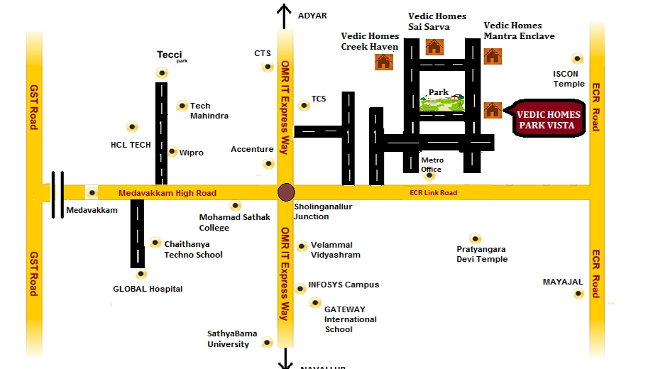 Location of Vedic Park Vista 1 - Image 393153