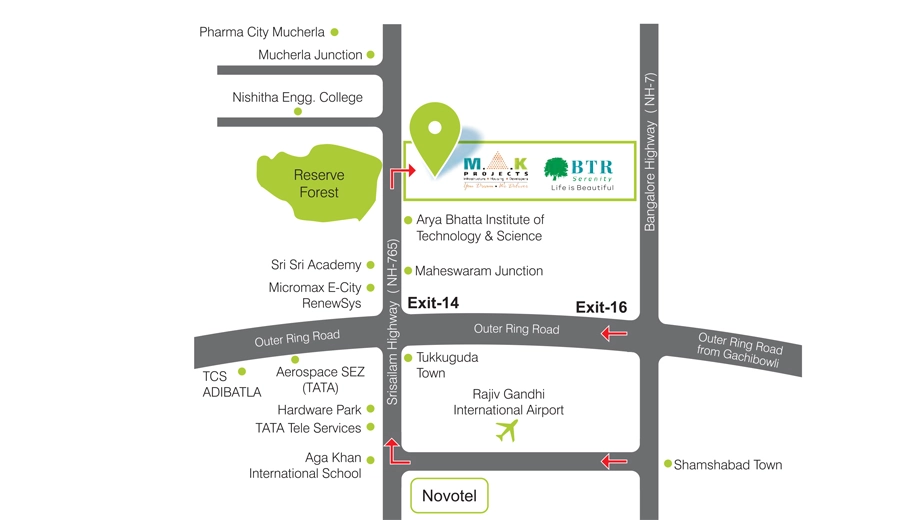 Location of MAK BTR Serenity - Image 393201