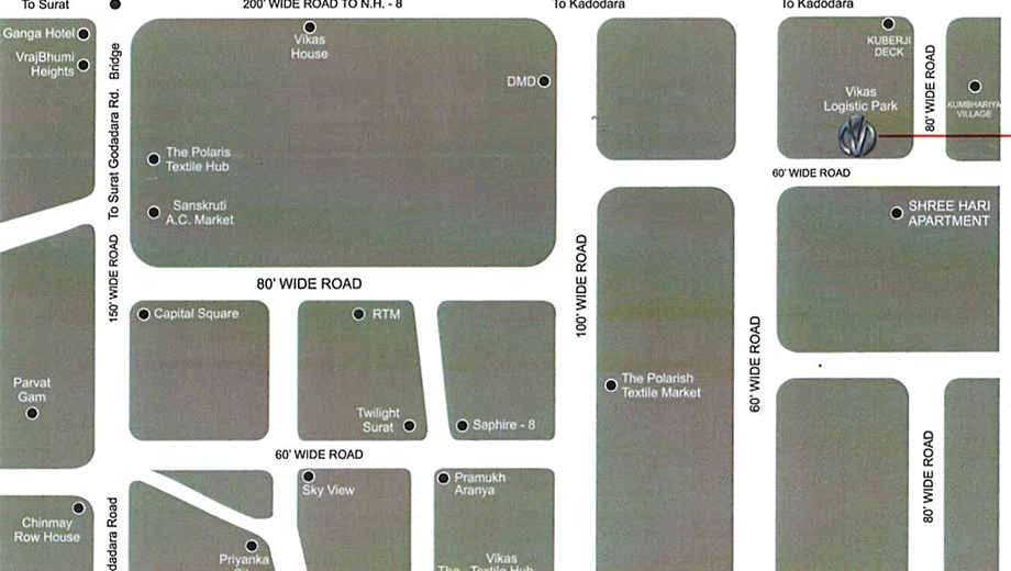 Location of Vikas Logistic Park - Image 393223