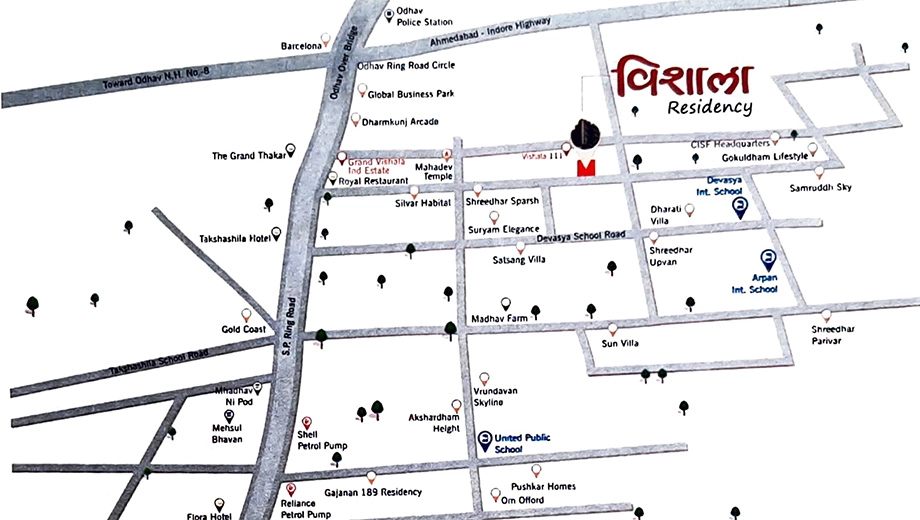 Location of Vivan Vishala Residency - Image 393232
