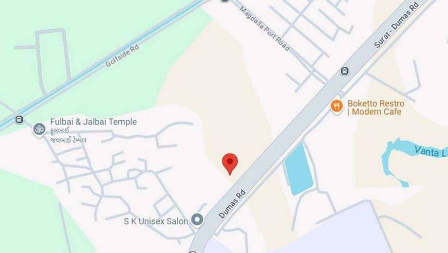 Location of Wealth City in Dumas Road, Surat - Image 393255