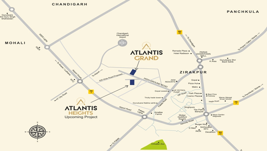 Location of Krishna Atlantis Grand - Image 393323