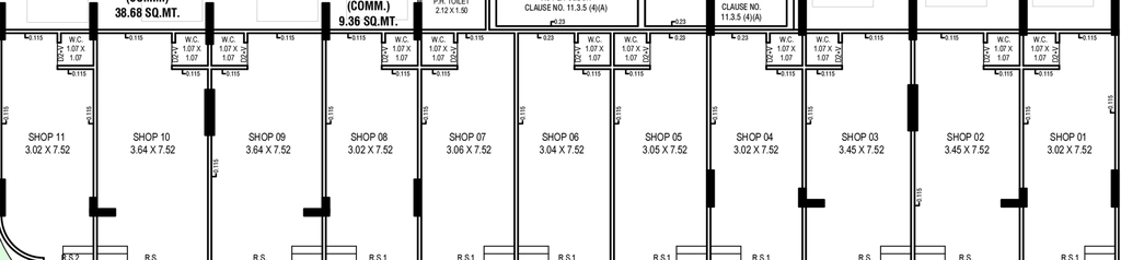 Floor Plan of Commercial Shubhshree Radhika Skyview in Narolgam, Ahmedabad - Image 393362