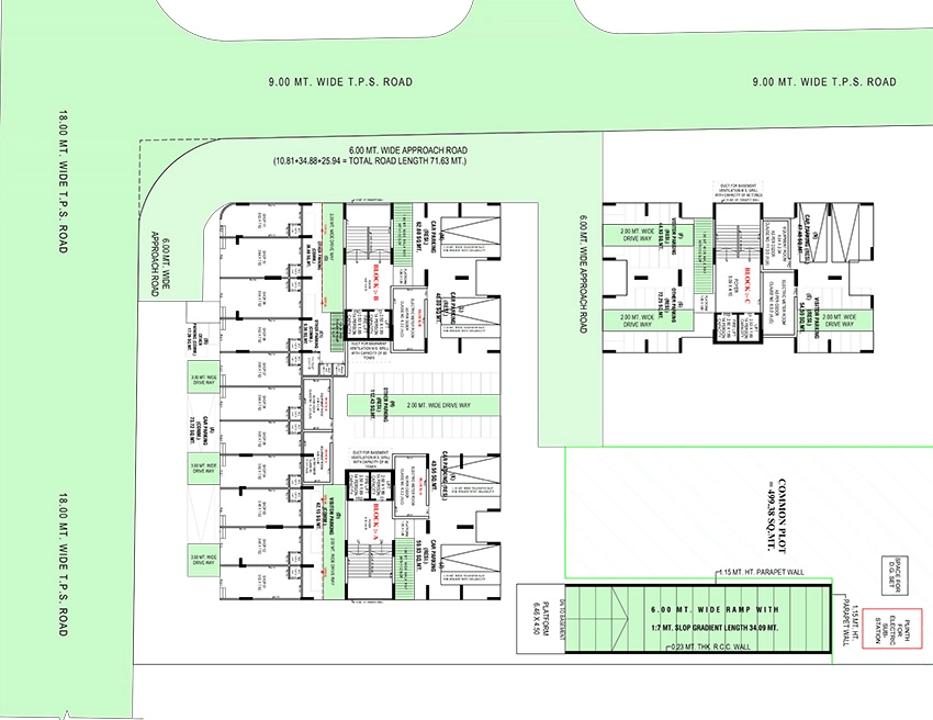 Master Plan of Commercial Shubhshree Radhika Skyview in Narolgam, Ahmedabad - Image 393361