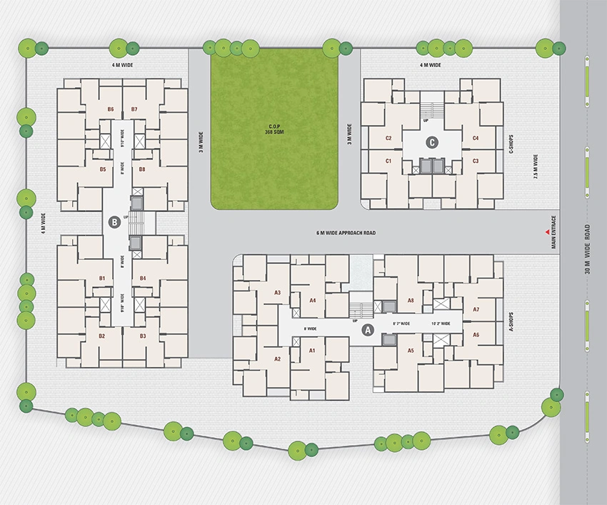 Master Plan of Sadguru Shyam 40 in Vastral, Ahmedabad - Image 393369