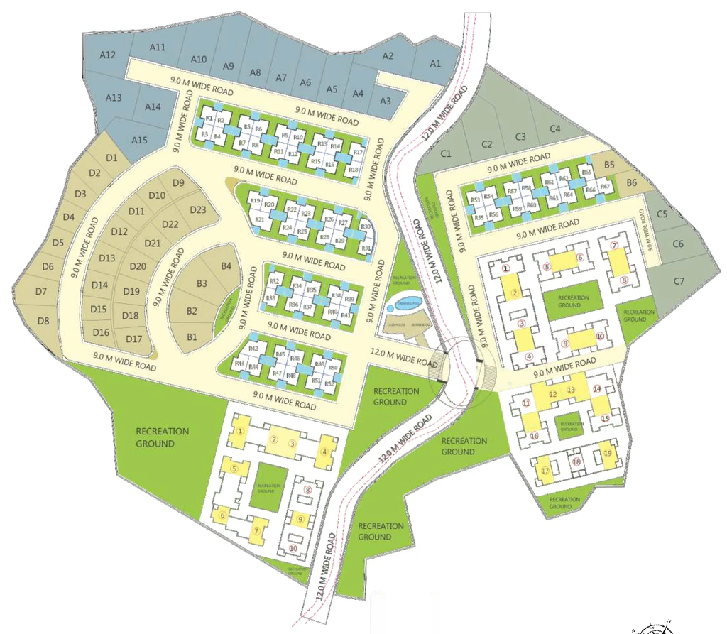 Master Plan of Hemrock Green Hills in Igatpuri, Nashik - Image 393606