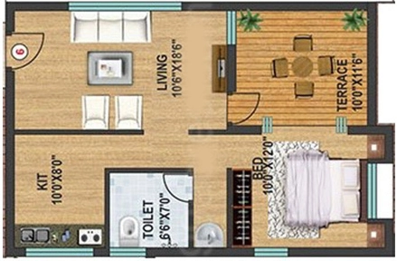 1 BHK Flat in Pavitra Ozone Valley in Igatpuri, Nashik - Image 913794