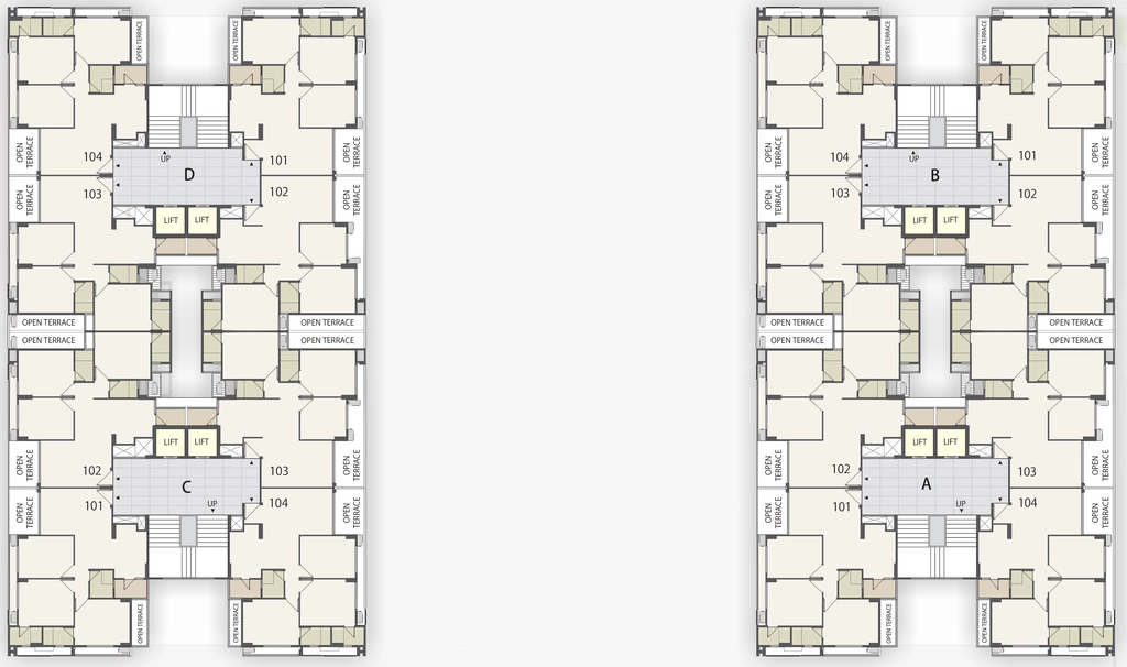 Floor Plan of Samarth Omkar Parisar in Chandkheda, Ahmedabad - Image 393689