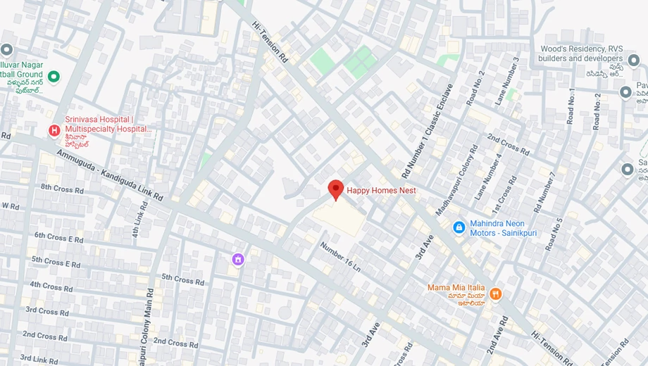 Location of Vasanthaa Happy Homes Nest - Image 393528