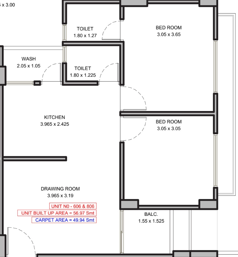 2 BHK Flat in P Bhagirath Sattva Anyor in Lambha, Ahmedabad - Image 913849