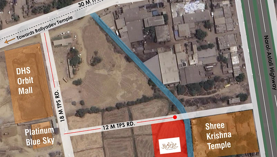 Location of P Bhagirath Sattva Anyor - Image 393720