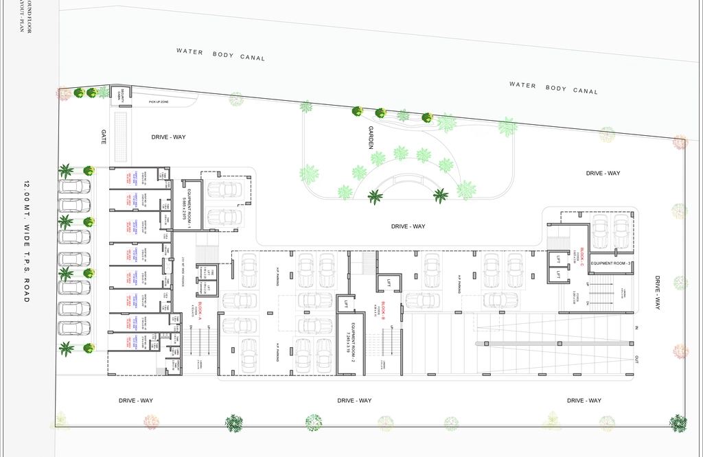 Master Plan of P Bhagirath Sattva Anyor in Lambha, Ahmedabad - Image 393722