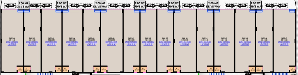 Floor Plan of Commercial Shreedhar Parisar in Vastral, Ahmedabad - Image 393825