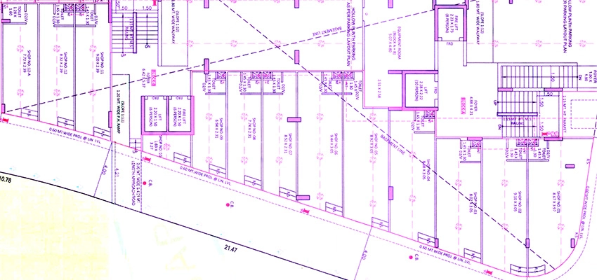 Floor Plan of Commercial Sky 42 in Bopal, Ahmedabad - Image 393467