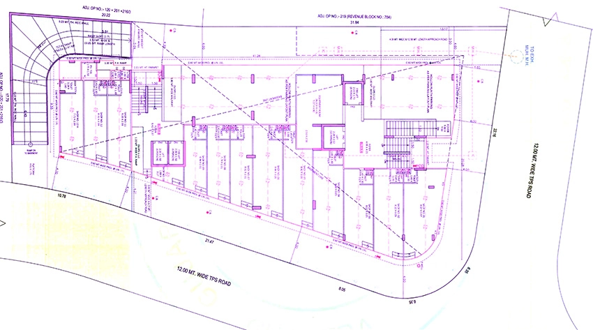 Master Plan of Commercial Sky 42 in Bopal, Ahmedabad - Image 393466