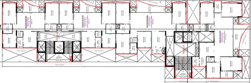 Floor Plan of Skymac Soryn Ora in Jodhpur Village, Ahmedabad - Image 393478