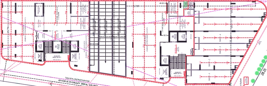 Floor Plan of Commercial Skymac Soryn Ora in Jodhpur Village, Ahmedabad - Image 393483