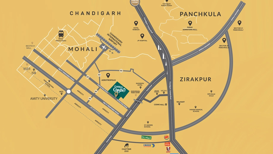 Location of CRD Golden Castle - Image 393490