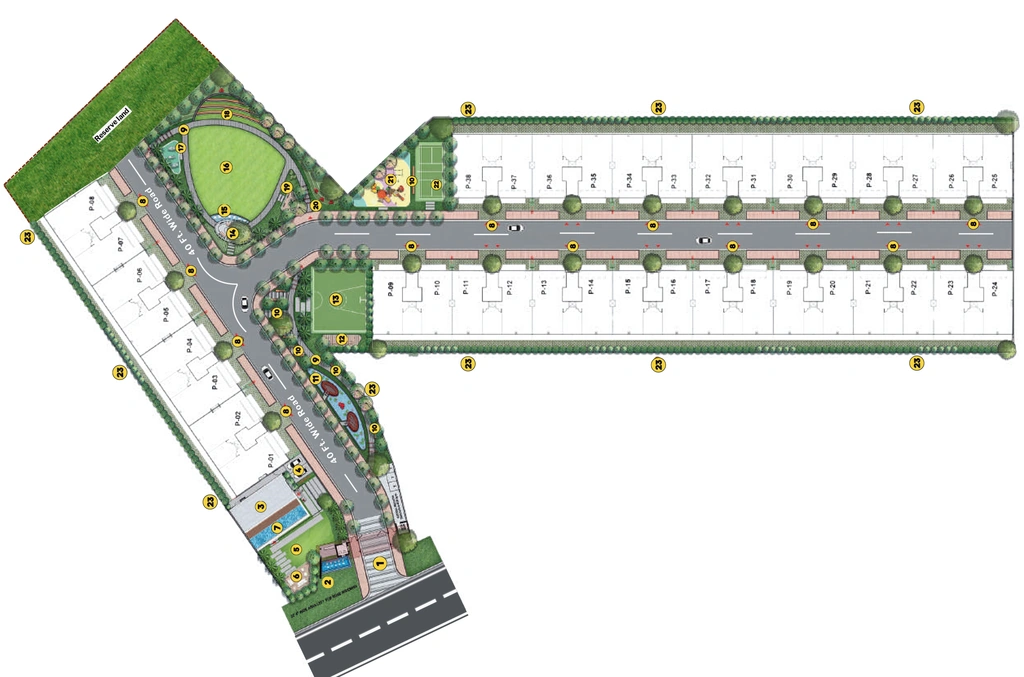 Master Plan of Gulnaar Serene in Zirakpur, Chandigarh - Image 393500