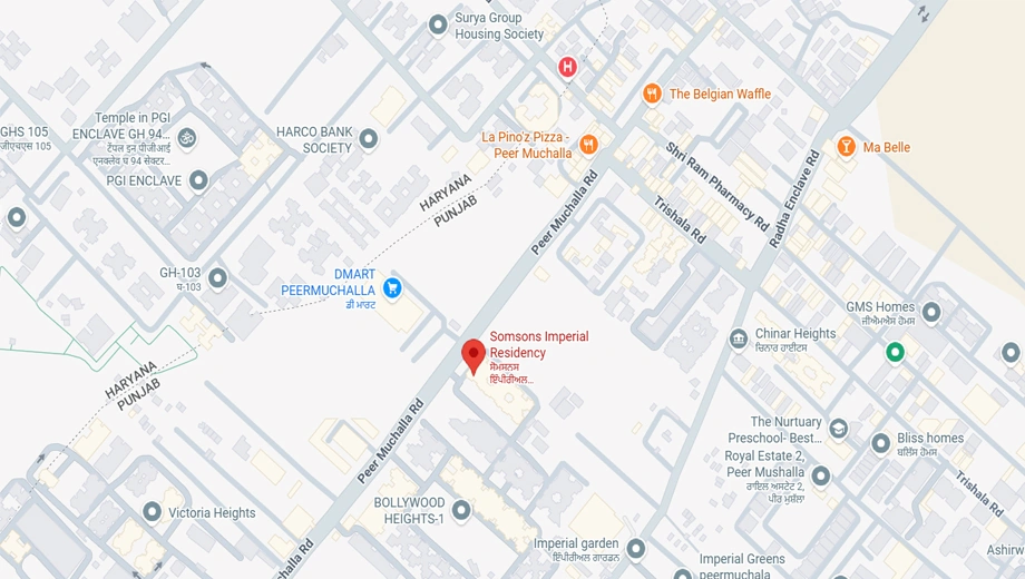 Location of Somsons Imperial Towers - Image 393509