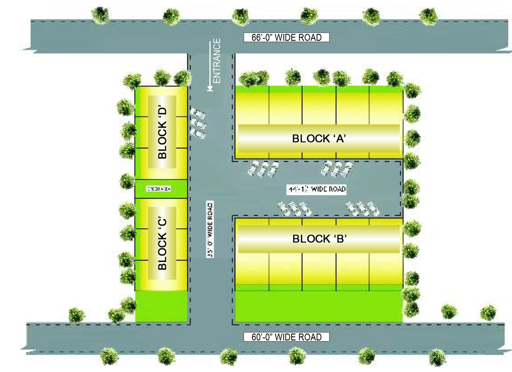 Master Plan of G And G Myst Homes in Zirakpur, Chandigarh - Image 393632