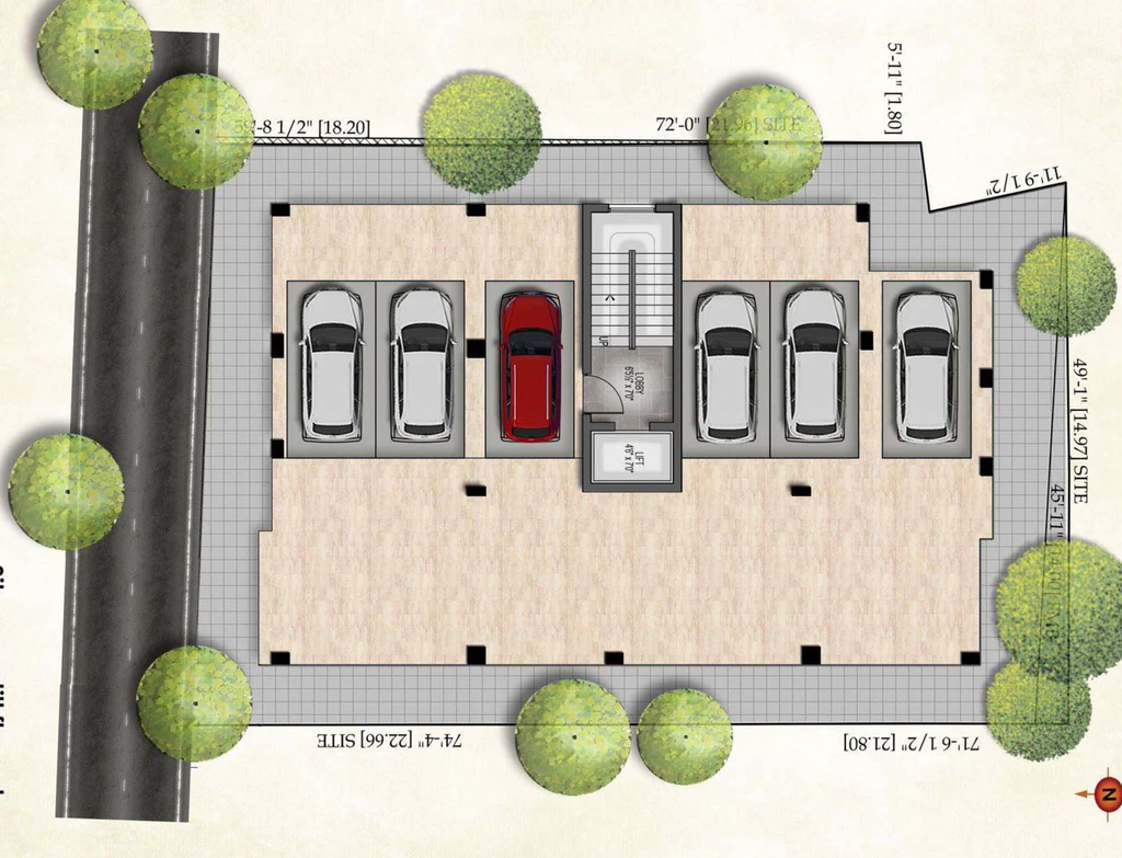Master Plan of Green The Palms in Valasaravakkam, Chennai - Image 393659