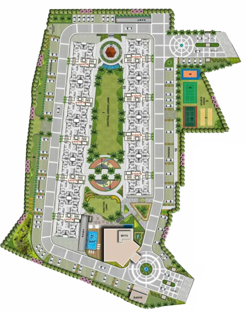 Master Plan of Rosero Elena in Zirakpur, Chandigarh - Image 393655