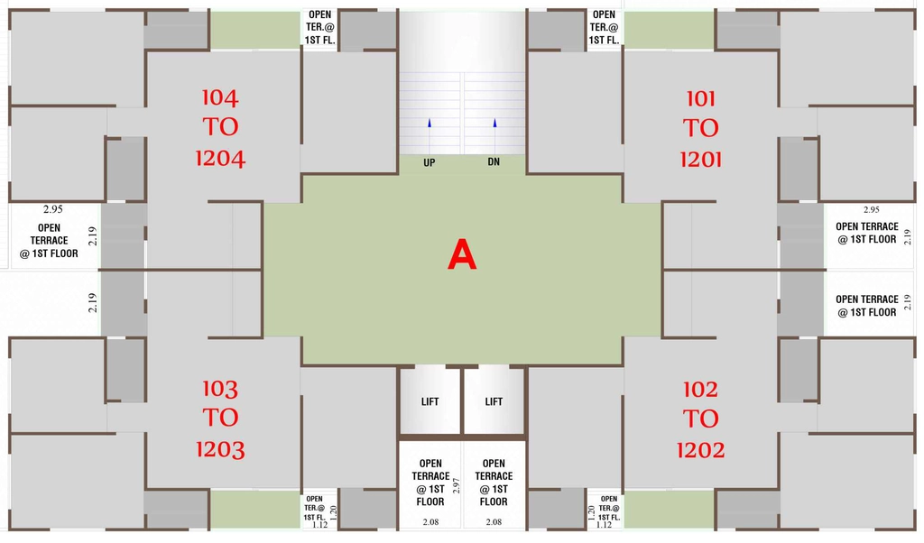Floor Plan of Keshav Shashwat Aura in Vastral, Ahmedabad - Image 393847