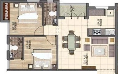 3 BHK Flat in Green Venu Vihar in Perungudi, Chennai - Image 913866