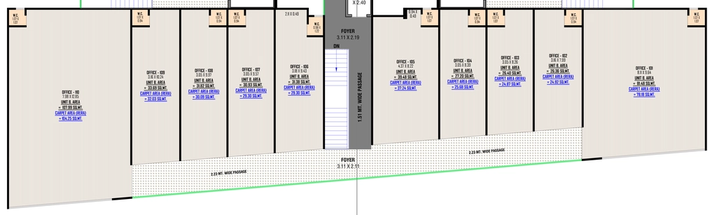 Floor Plan of Commercial Shreedhar Luxuria in Vastral, Ahmedabad - Image 393810