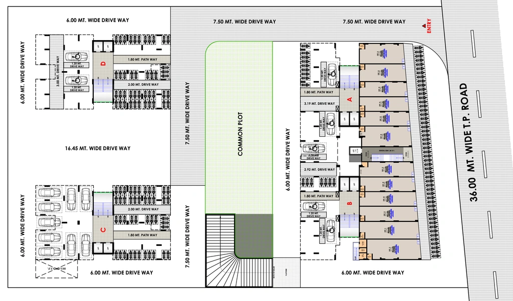 Master Plan of Commercial Shreedhar Luxuria in Vastral, Ahmedabad - Image 393812