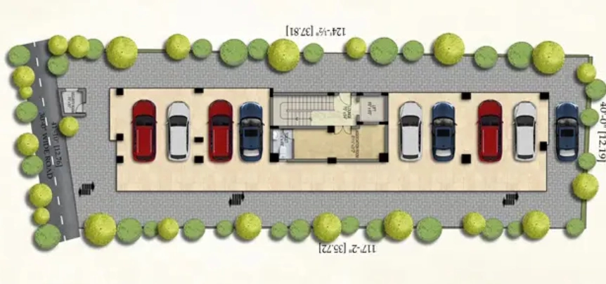 Master Plan of Green Leaves The Maple in Nungambakkam, Chennai - Image 393772