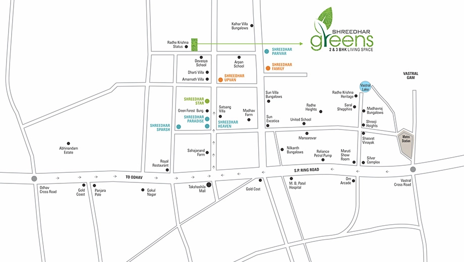 Location of Shreedhar Greens - Image 393863