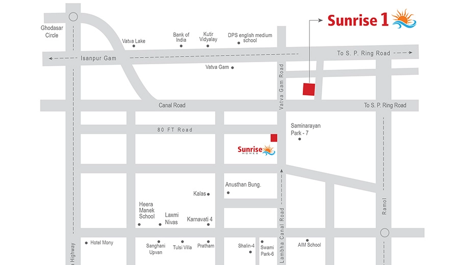 Location of Sunrise Homes 1 - Image 393904