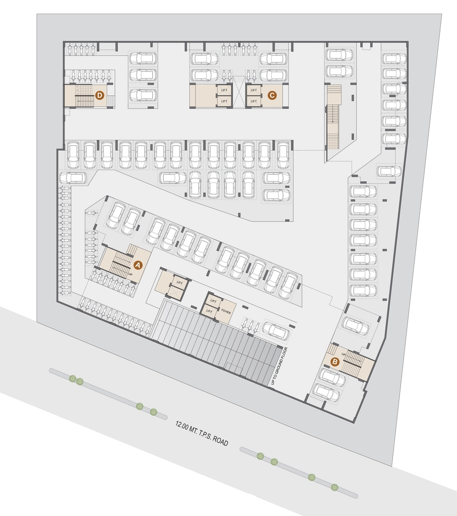 Master Plan of Sunrise Homes 1 in Lambha, Ahmedabad - Image 393906