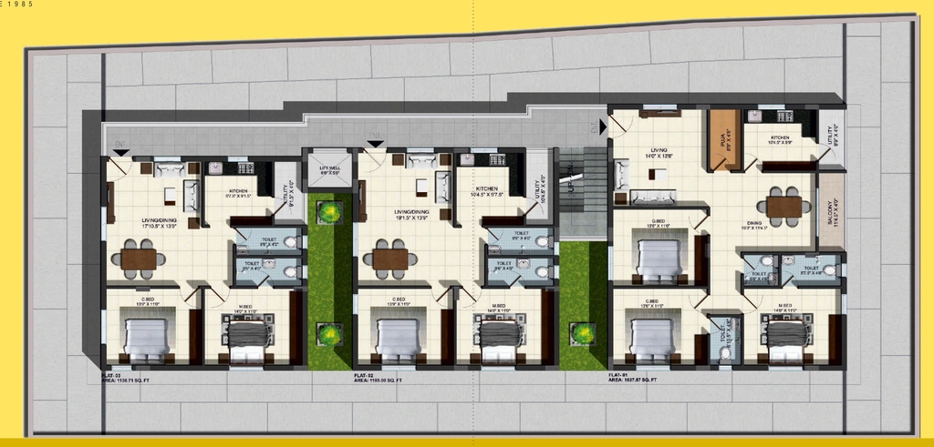 Master Plan of GK Silver Leaf in Yapral, Hyderabad - Image 393757