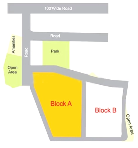 Master Plan of GK Habitat Royale in Yapral, Hyderabad - Image 393727