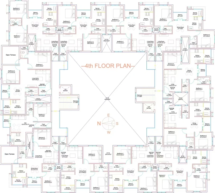 Floor Plan of Marutham Westwoods in Tambaram, Chennai - Image 393911