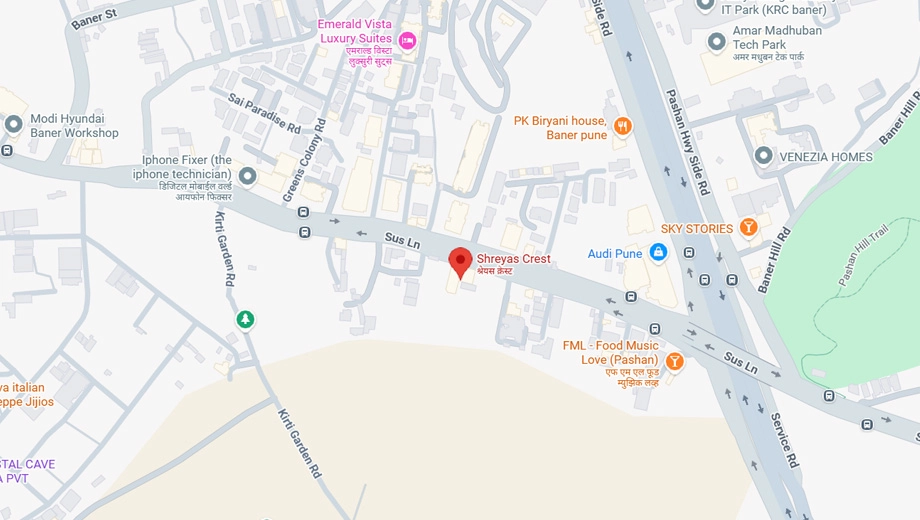 Location of Shreyas Crest in Baner, Pune - Image 393931