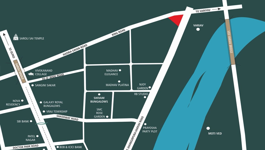 Location of Vasudeva Keshav Heights - Image 394725